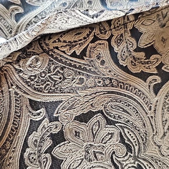 LEONARDI ITALY MEN'S GOLD BLACK LONG SLEEVE BUTTON-UP DRESS SHIRT - Picture 11 of 16